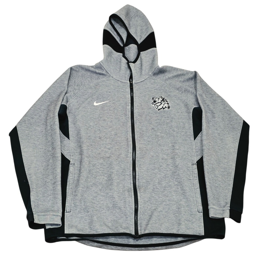 Nike Dri-FIT Wildcats Full Zip Hoodie Mens Medium Gray Black Team Jacket